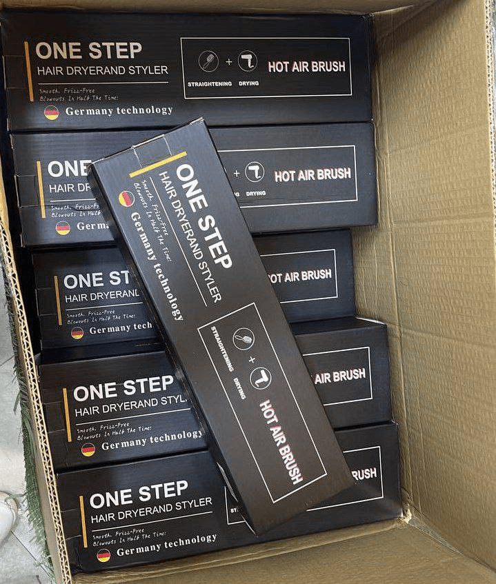 4-en-1 Brosse Soufflante – Séchage & Coiffage en Un Seul Geste | Température Réglable, Réduction des Frisottis, Volume Instantané pour Tous Types de Cheveux