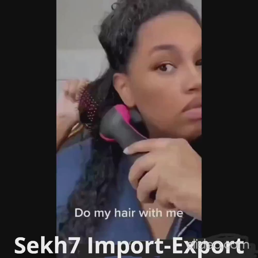 4-en-1 Brosse Soufflante – Séchage & Coiffage en Un Seul Geste | Température Réglable, Réduction des Frisottis, Volume Instantané pour Tous Types de Cheveux