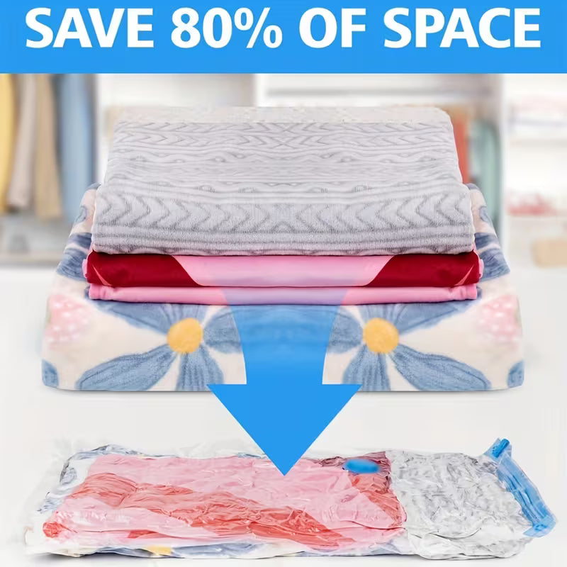 Vacuum Storage Bags avec Pompe Électrique – Sacs de Compression Étanches pour Rangement